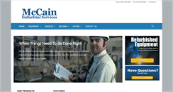Desktop Screenshot of mccainindustrialservices.com